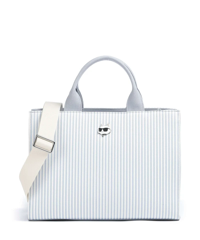 Karl Lagerfeld Ikon Medium Bolso de mano kentucky blue stripe