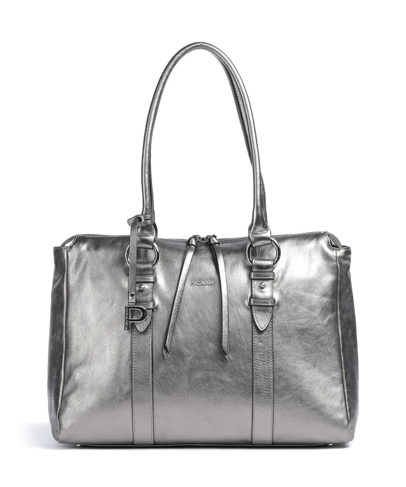 Picard Valesca Bolsa shopping silver