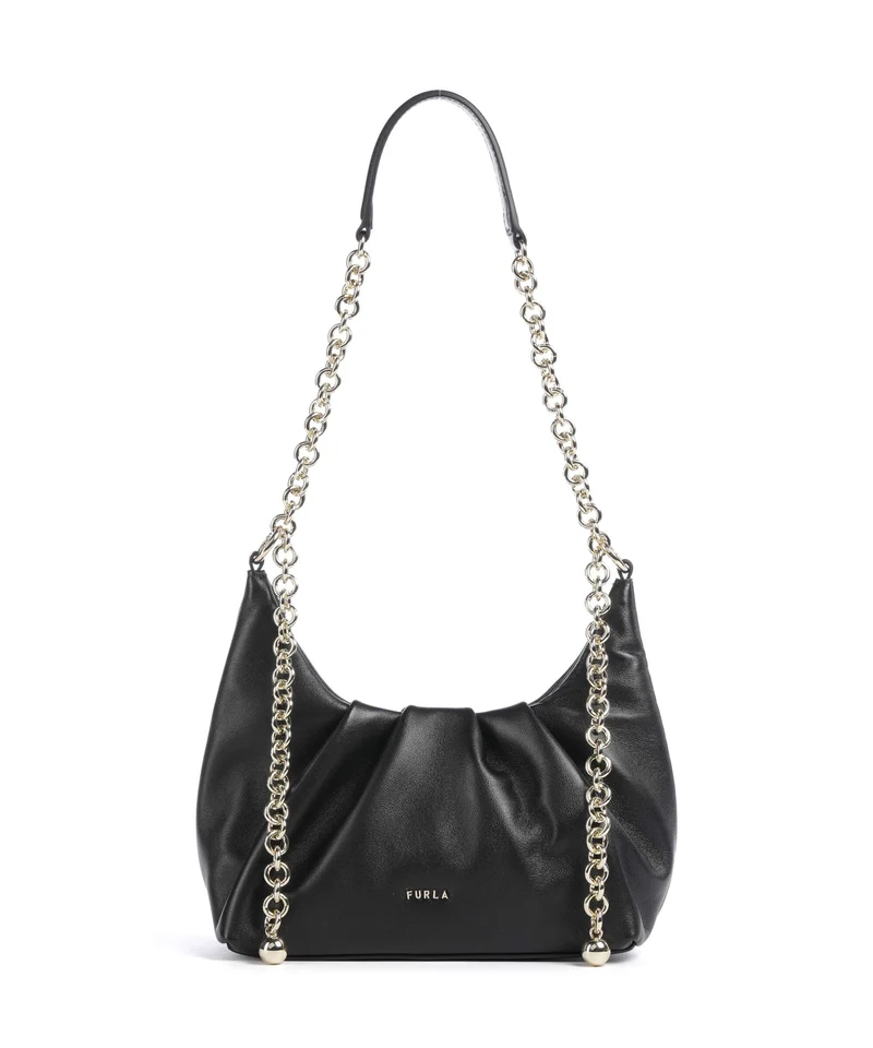 Furla Delia Mini Bolso de hombro nero