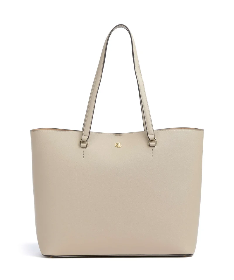 Lauren Ralph Lauren Karly Large Bolsa shopping birch tan
