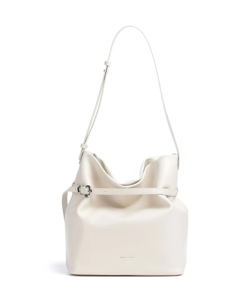Emporio Armani Deva M Bucket bolso de mano marble