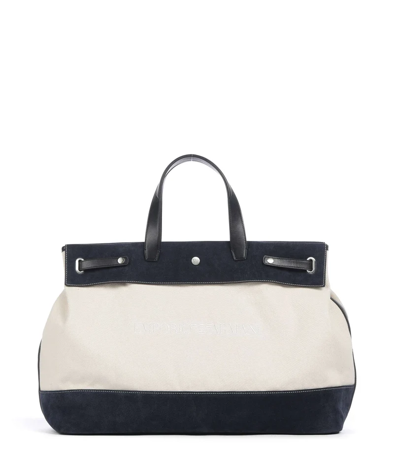 Emporio Armani Bolsa de fin de semana vaniglia/navy