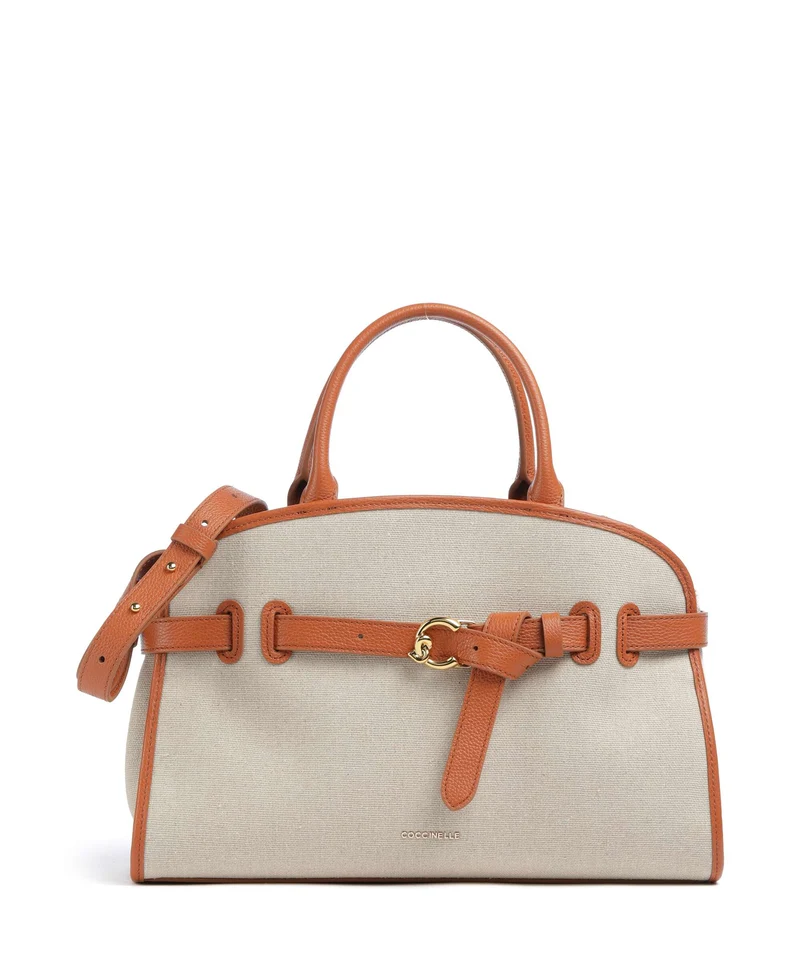 Coccinelle Sabine Canvas Bolso de mano natural/crab
