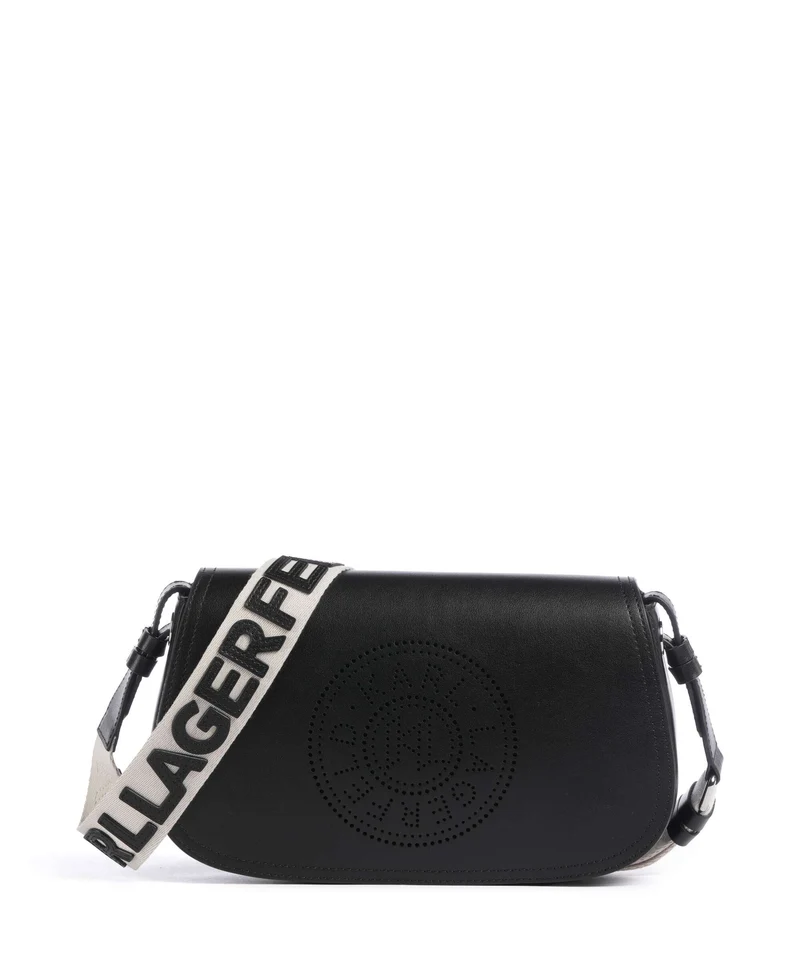 Karl Lagerfeld K/Circle Bandolera black/nickel