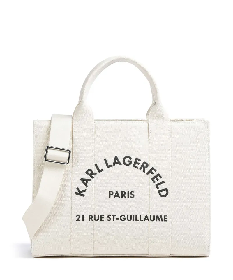 Karl Lagerfeld K/Rue St Guillaume Medium Bolso de mano natural