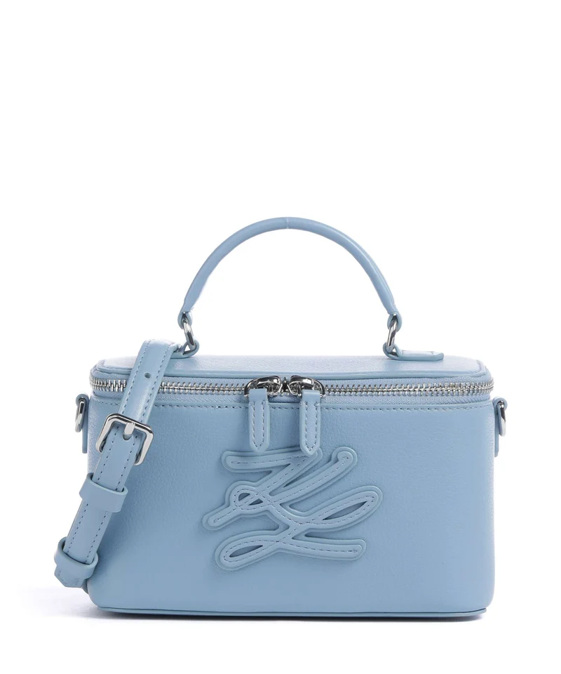 Karl Lagerfeld K/Autograph Vanity Bandolera blue bloom