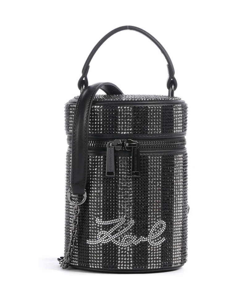 Karl Lagerfeld K/Soiree Bucket bolso de mano black embellishment