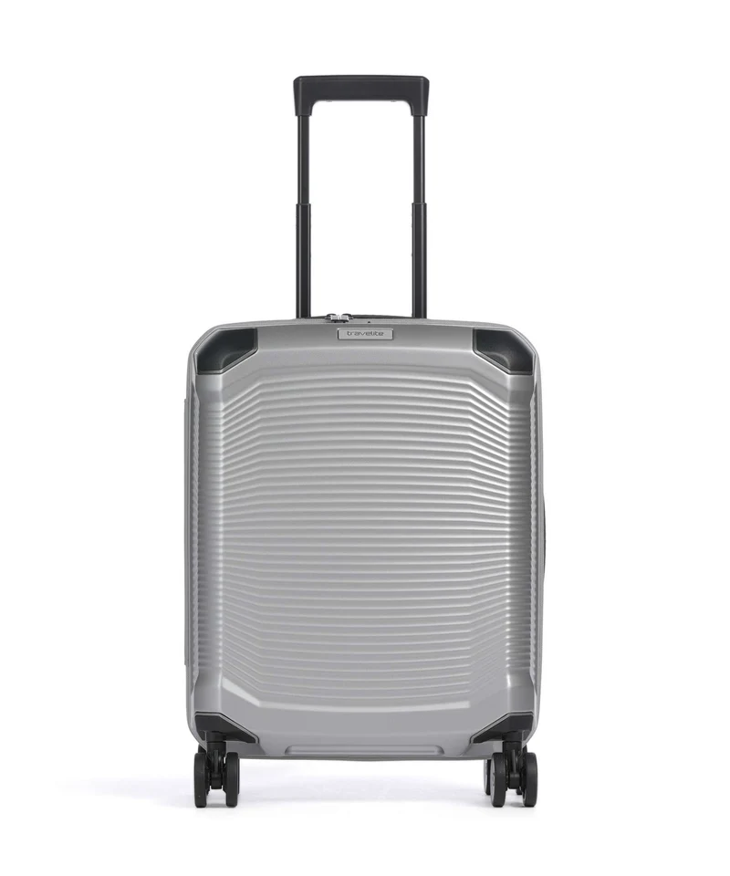 Travelite Millenium Maleta con 4 ruedas silver