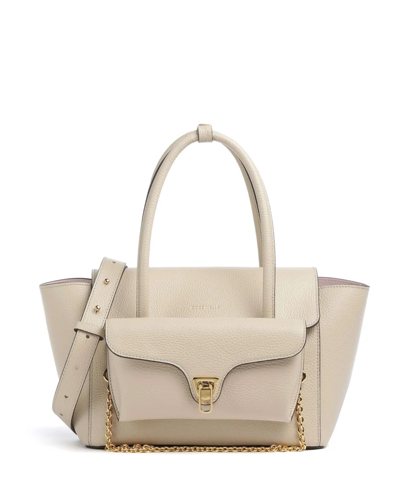 Coccinelle Beat Double Bolso de mano sandshell