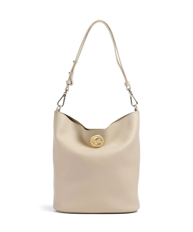 Coccinelle Nikla Bucket bolso de mano sandshell/seagrass