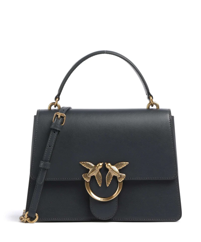 Pinko Love One Classic Bolso de mano grigio asfalto/antique gold