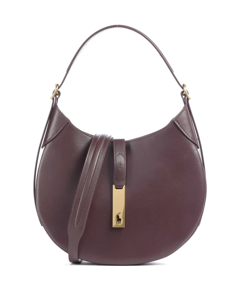 Polo Ralph Lauren ID Collection Small Bolso de hombro midnight merlot