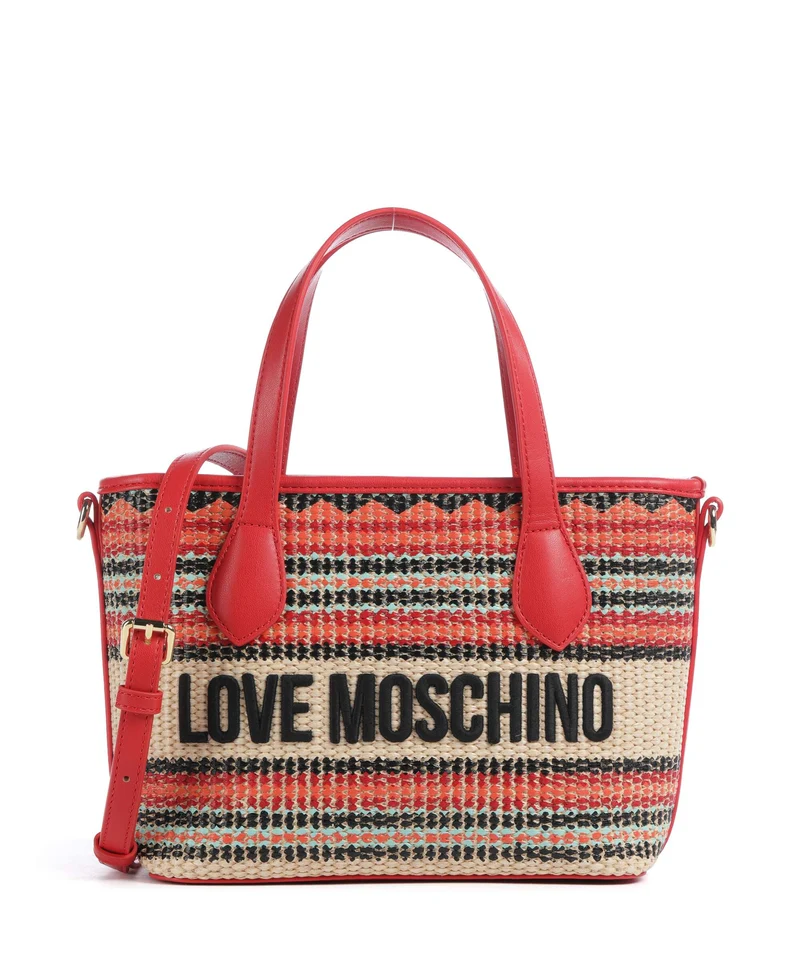 Love Moschino Sunset Stripes Bolso de mano multicolour/red