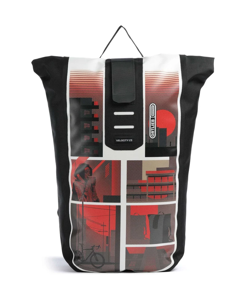 Ortlieb Velocity Design 23 Mochila roll-top morning routine