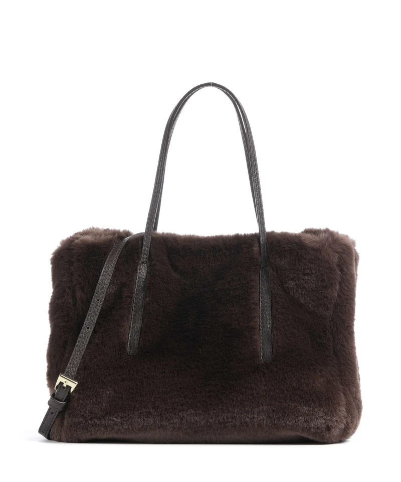 Abro Eco Fur Noelle Bolso de mano dark brown