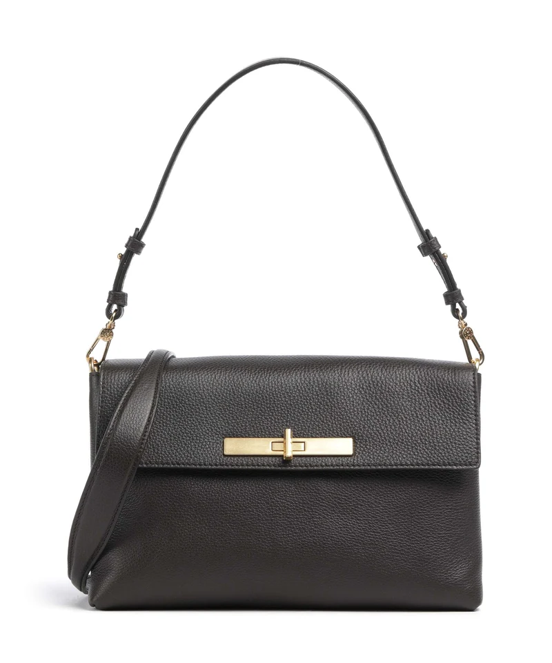 Abro Agave Twist Bolso de hombro dark brown