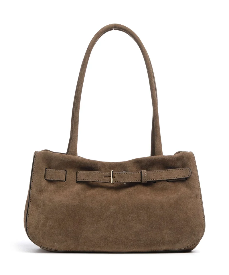 Abro Suede Jill Bolso de hombro khaki