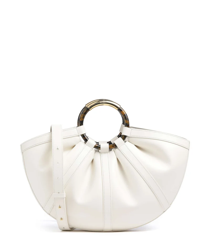 Coccinelle Shell Bolso de mano pearl