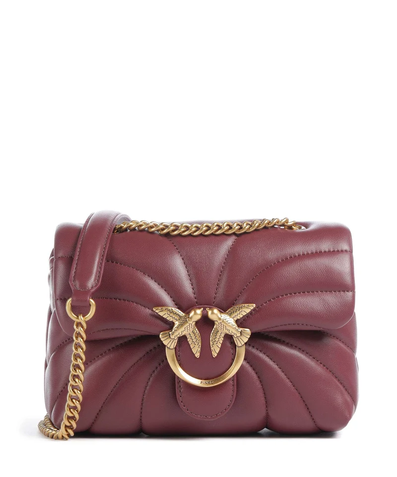 Pinko Love Puff Mini Bolso de hombro ribes intenso/antique gold