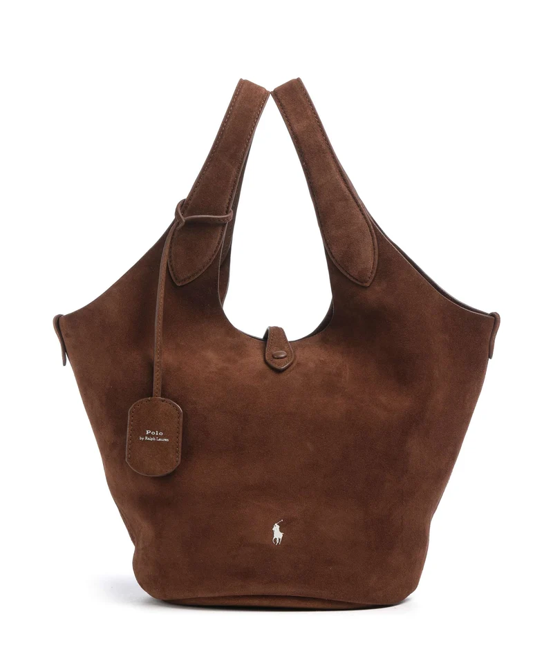 Polo Ralph Lauren Play Medium Bolso de mano cafe