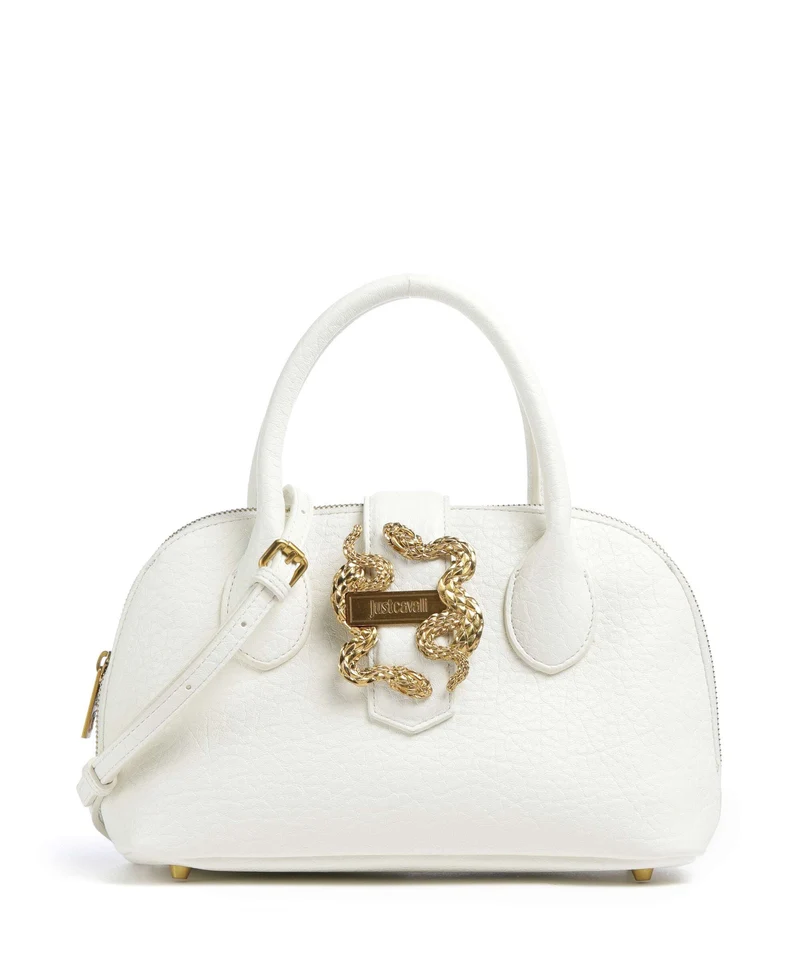 Just Cavalli Iconic Snakes Braided Bolso de mano pristine
