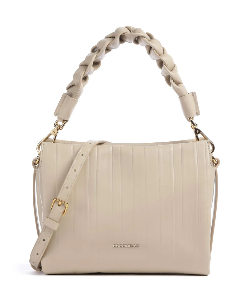 Coccinelle Boheme Plisse Bolso de mano sandshell