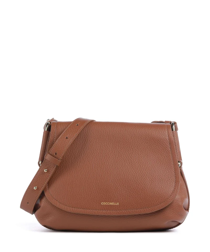 Coccinelle Rebekka Bandolera cognac