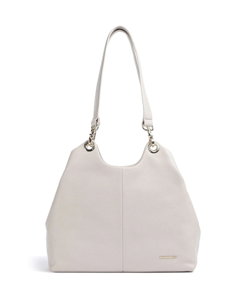 Mandarina Duck Mellow Leather Bolsa shopping cocoon