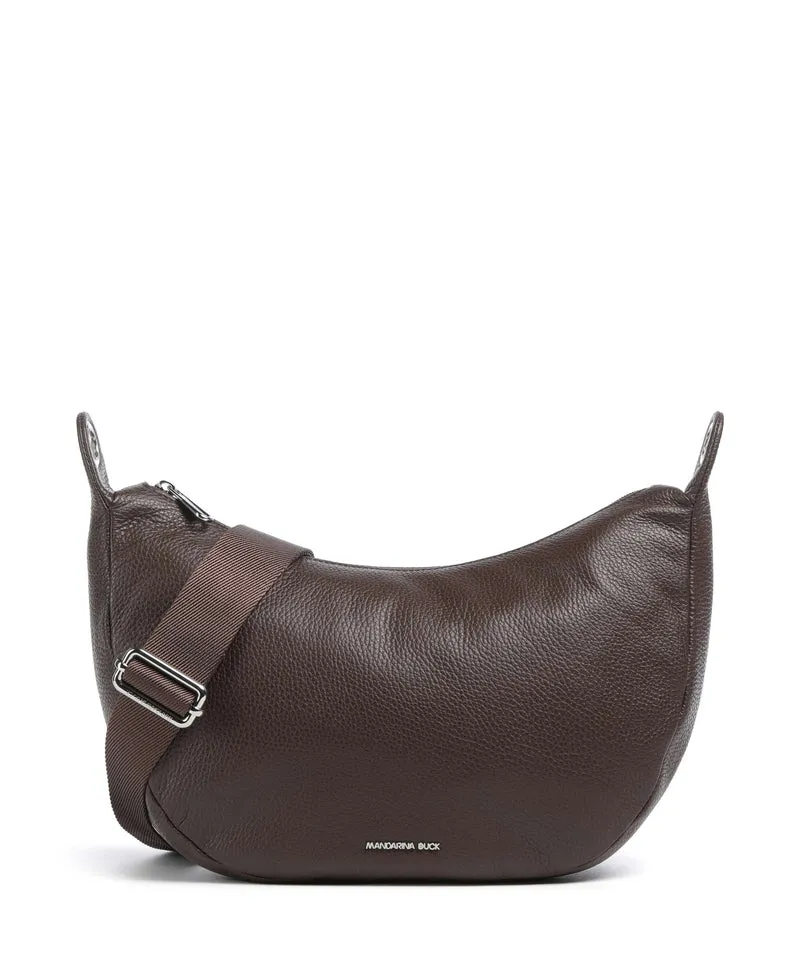 Mandarina Duck Mellow Leather Bolso de hombro espresso
