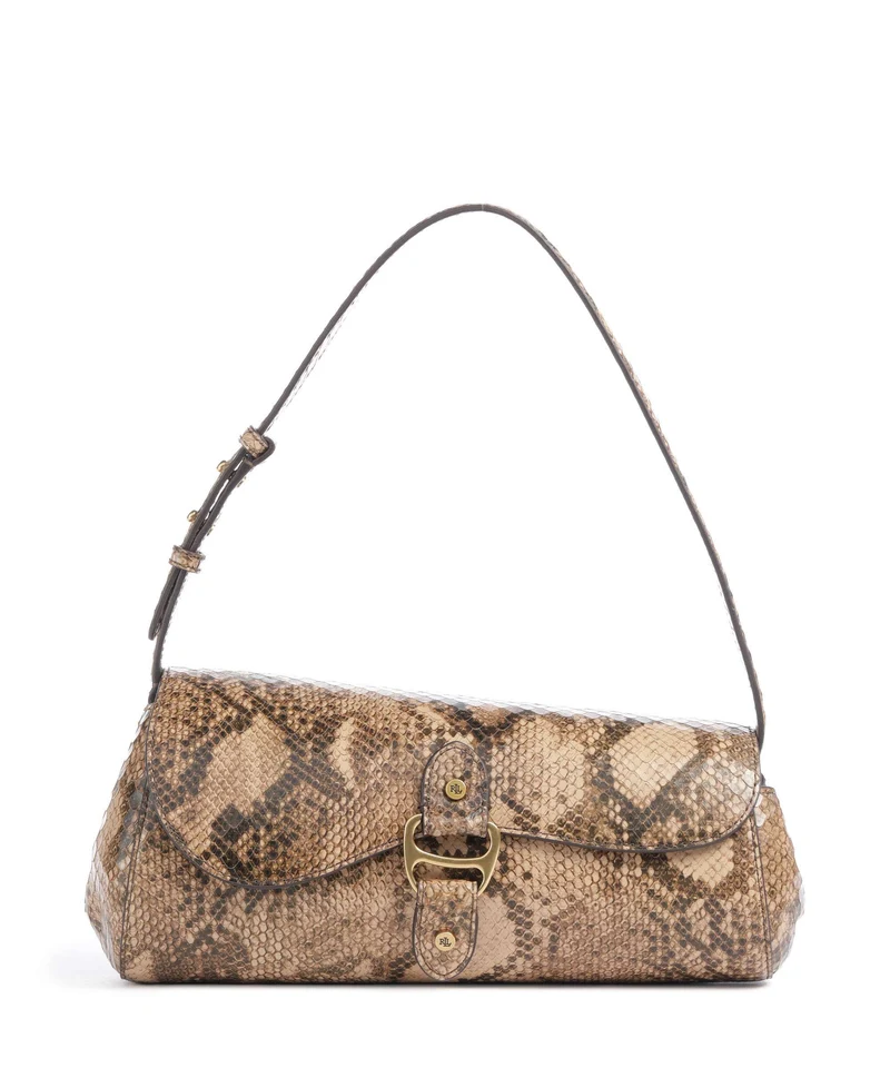 Lauren Ralph Lauren Tasha Medium Bolso de hombro tan multi