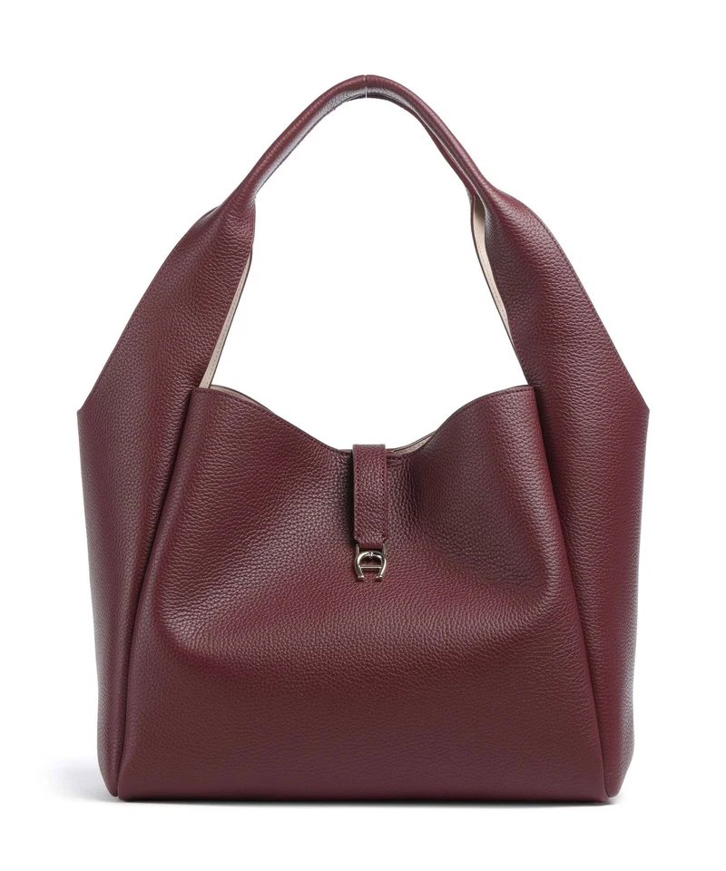 Aigner Zaira M Bolso de hobo burgundy