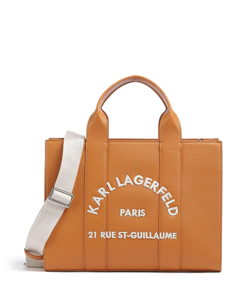 Karl Lagerfeld K/Rue St Guillaume Medium Bolso de mano dark orange/sienna