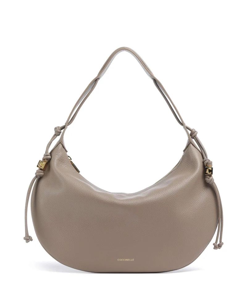 Coccinelle Thess Bolso de hobo warm taupe