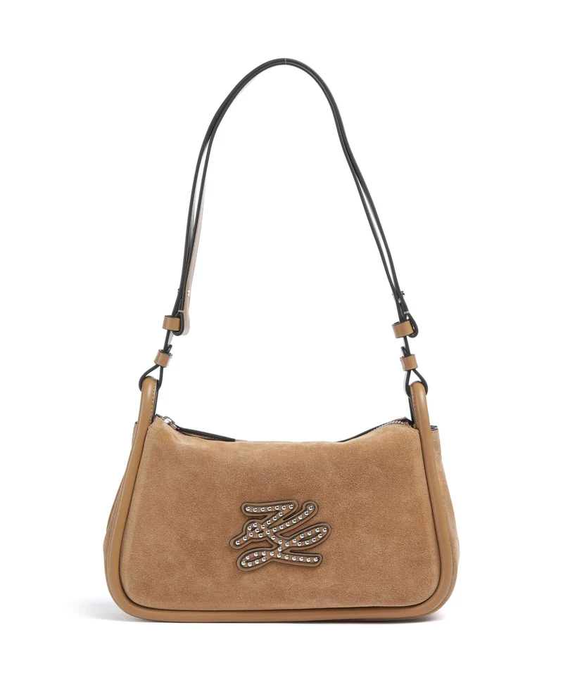 Karl Lagerfeld K/Autograph Patch Bolso de hombro caramel