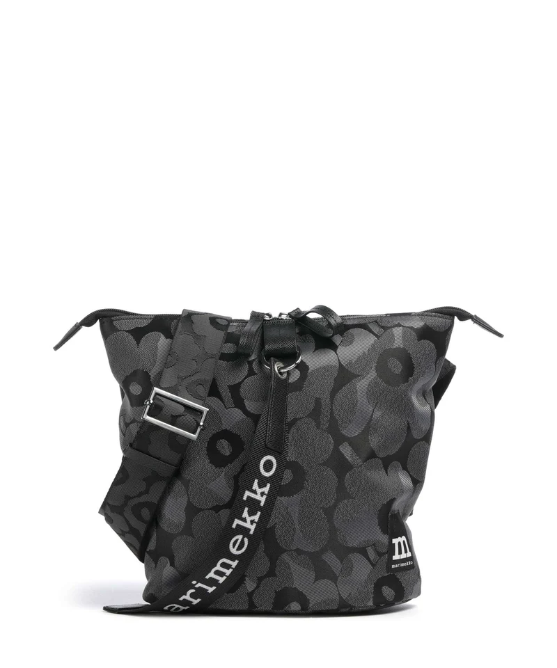 Marimekko Wear All Day Unikko Bucket bolso de mano grey/dark grey