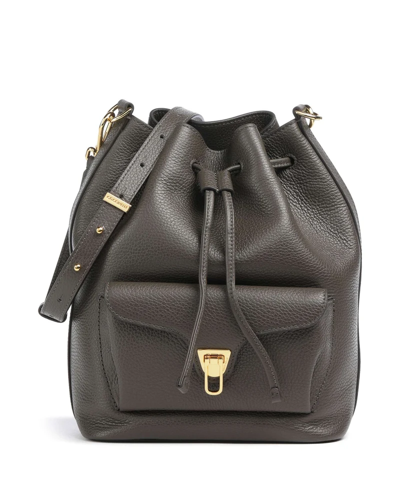 Coccinelle Beat Generation Bucket bolso de mano fango