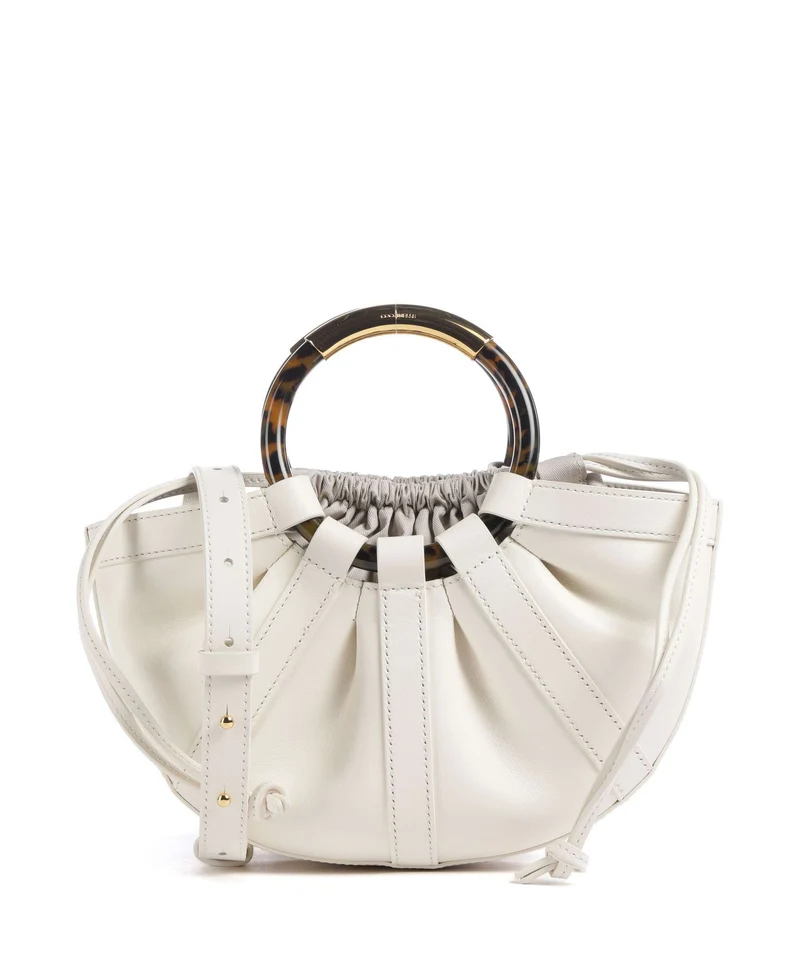 Coccinelle Shell Bolso de mano pearl