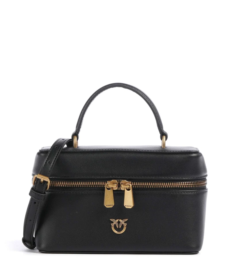 Pinko Vanity Mini Bandolera nero/antique gold
