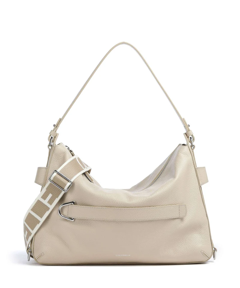 Coccinelle Gretel Ribbon Bolso de hobo sandshell