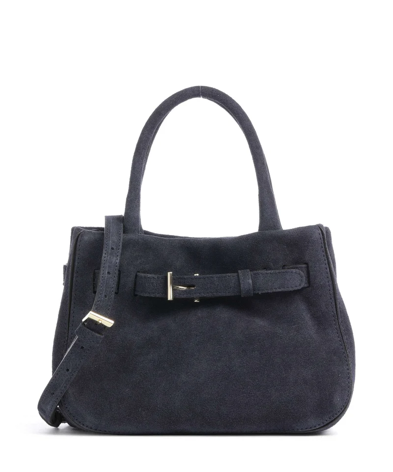 Abro Suede Jill Bolso de mano navy