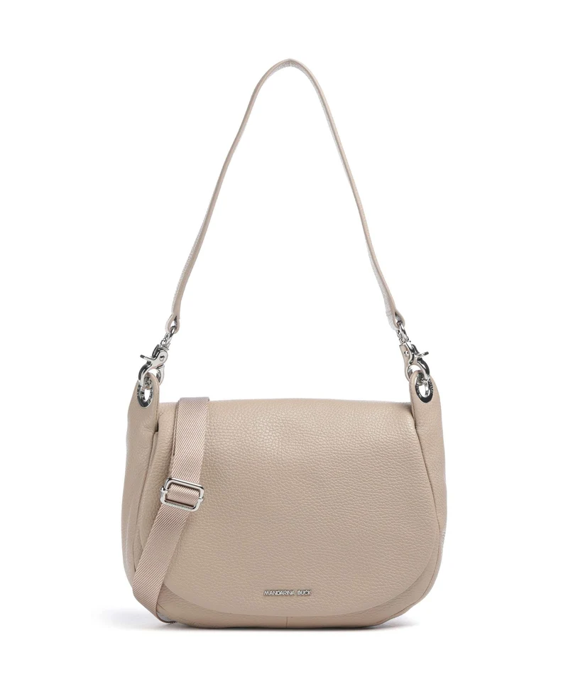 Mandarina Duck Mellow Leather Bolso de hombro warm taupe