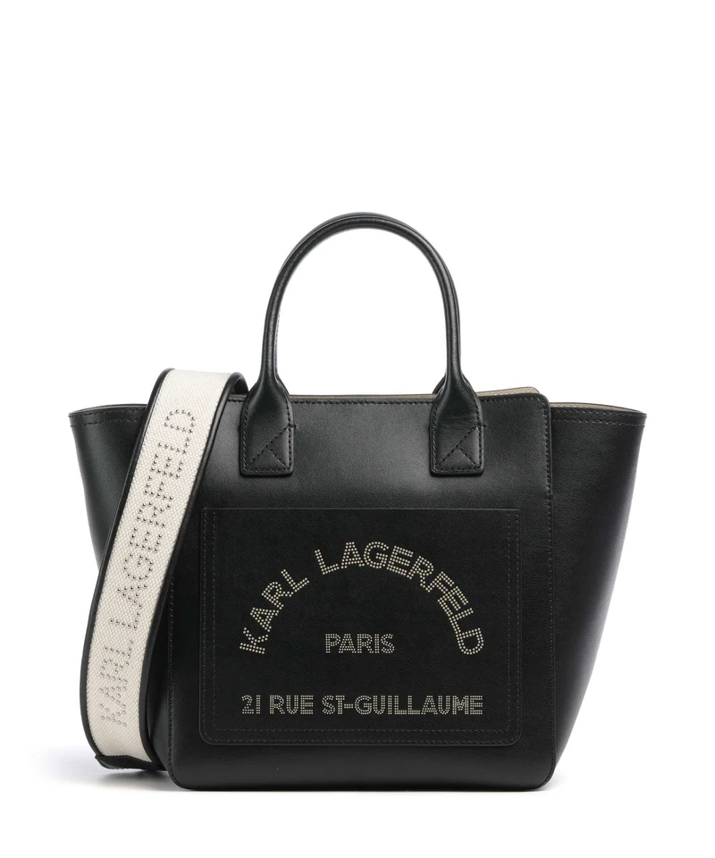 Karl Lagerfeld K/Daily Small Bolso de mano black nickel