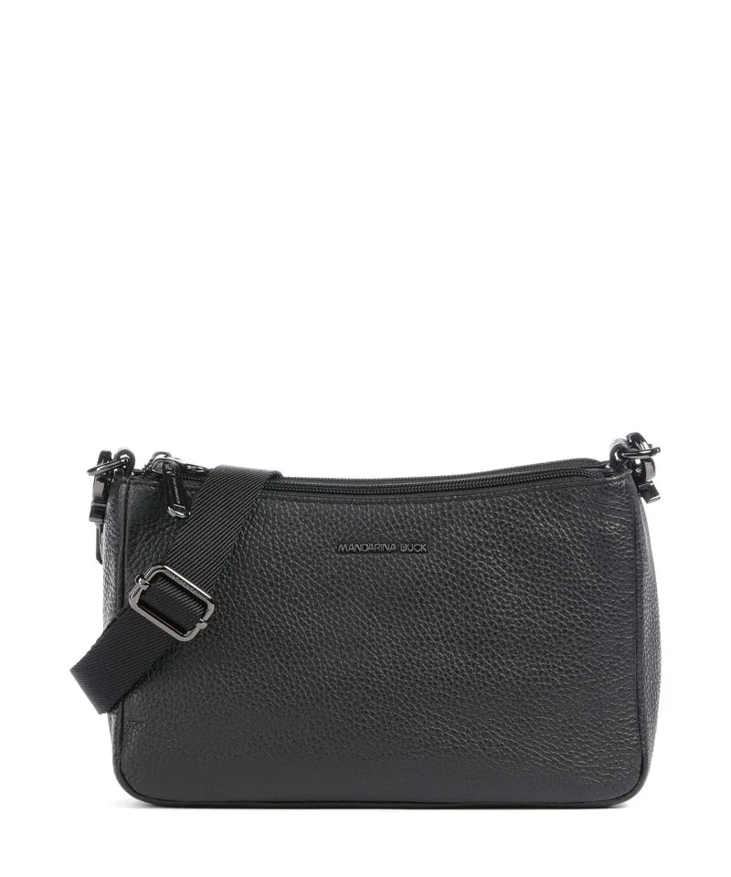 Mandarina Duck Mellow Leather Bandolera nero