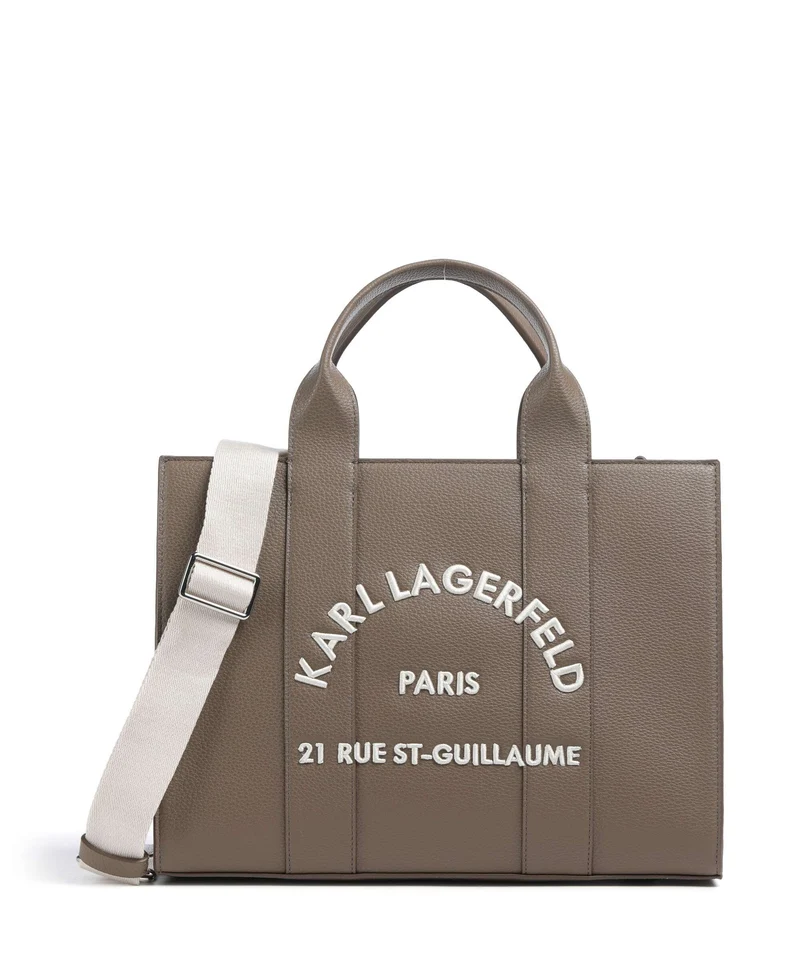 Karl Lagerfeld K/Rue St Guillaume Medium Bolso de mano dark taupe