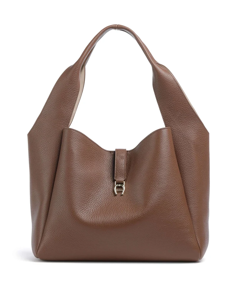 Aigner Zaira M Bolso de hobo saddle brown