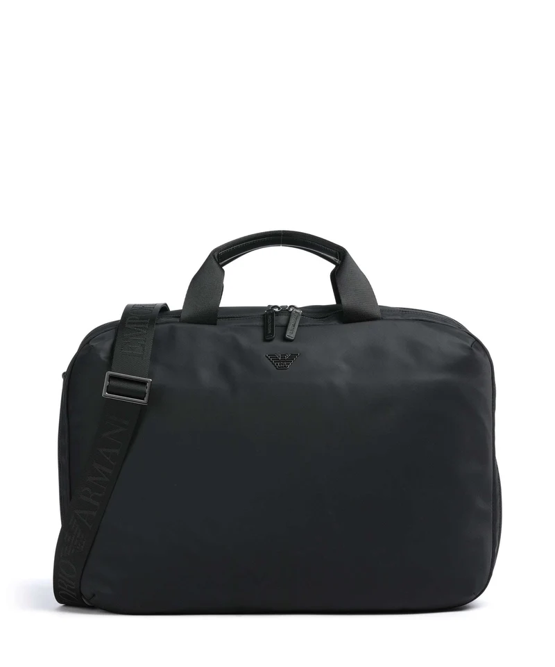 Emporio Armani Recycled Nylon Bolso mochila black beauty
