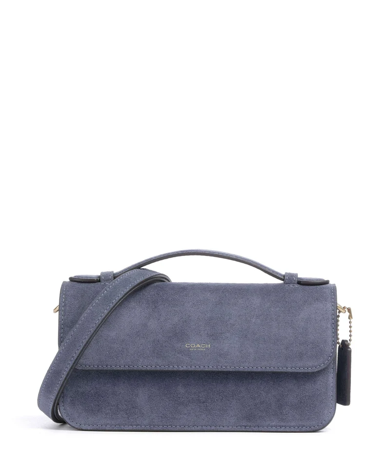 Coach Elora Bandolera light denim
