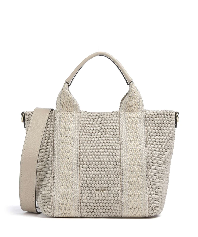 Abro Raffia Kaia Bolso de mano sahara