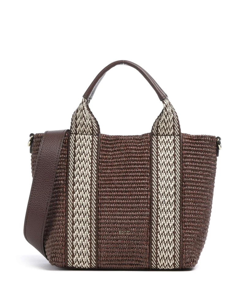 Abro Raffia Kaia Bolso de mano wood