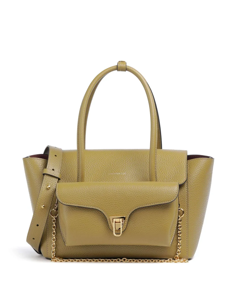 Coccinelle Beat Double Bolso de mano seagrass